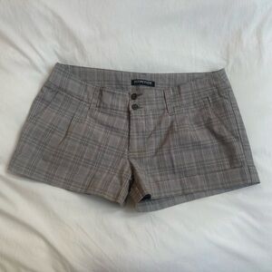Redemption Women's Classic Gray Checkered Shorts